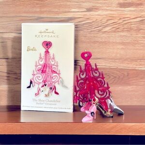 2012 Hallmark shoe chandelier Keepsake Christmas ornament.